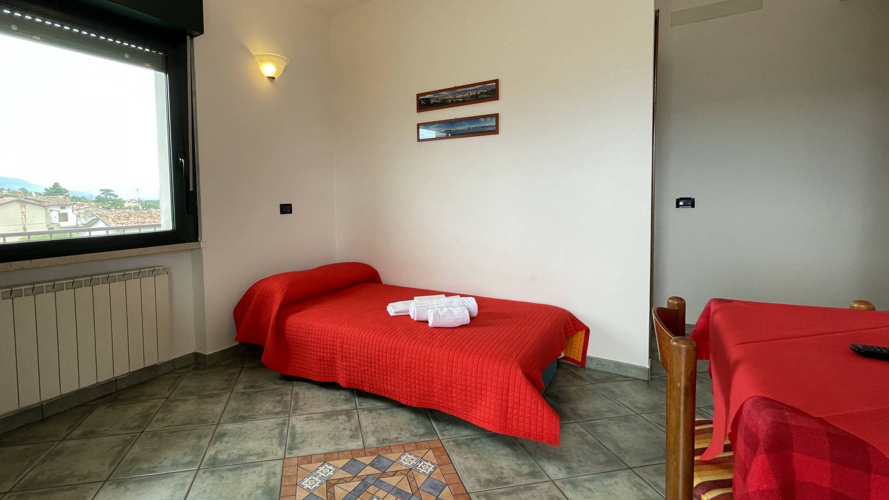 Divano letto nel soggiorno