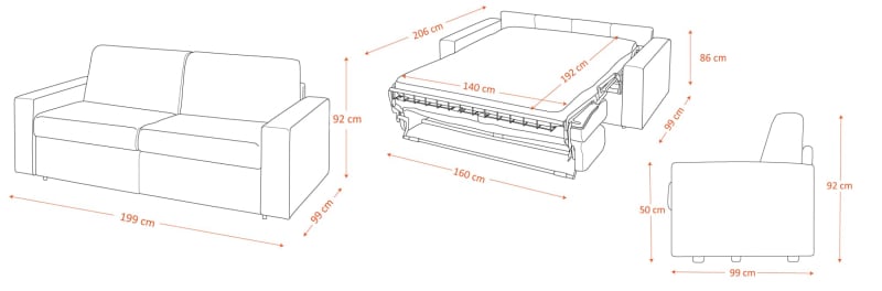 sofa bed for 2 person